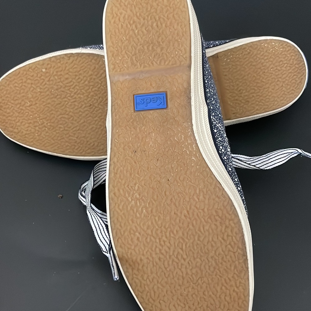 Womens Taylor Swift Keds. Blue/white. Size 7. - Picture 8 of 10